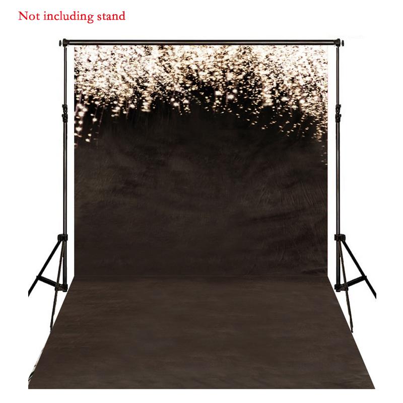 5x3ft/7x5ft/8x6ft Scenă de petrecere Iluminare tematică petrecere Negru auriu Fotografie fundal Banner Decorare