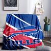Buffalo Basketball Art Blanket Lightweight Flannel Bedding Blanket Perfect for Travel, Camping, Living Rooms, Offices, Sofas, Fan Christmas Gift