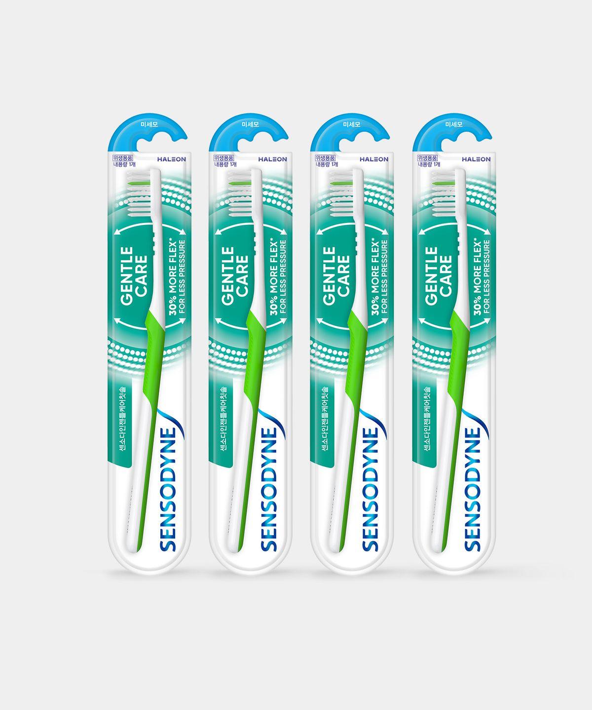 Sensodyne Soft Micro-bristle Gentle Toothbrush 1 Pack x 4