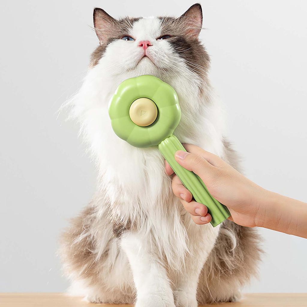 Sunflower Pet Comb Comb Pet Brush Pet Self Cleaning Needle Comb Pet Hair Remover Pet Comb