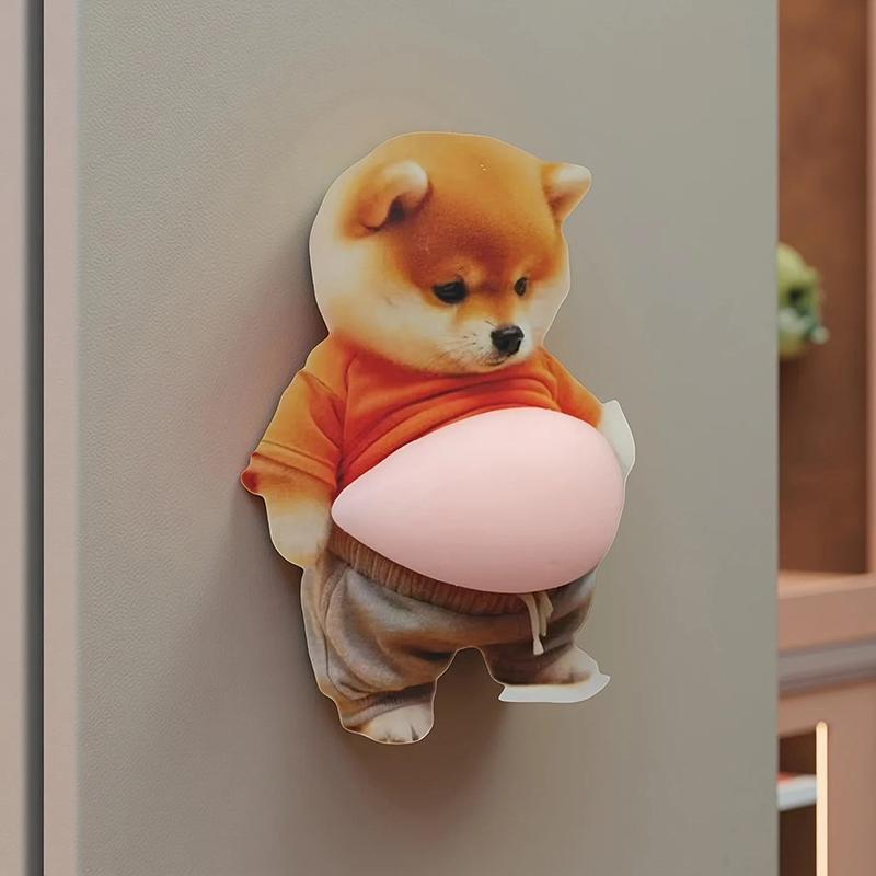 2Pcs 3D Cute Puppy Sticker Squeezeable Shiba Inu Phone Case Decoration Children'S Birthday Party Favor Festival Supplies