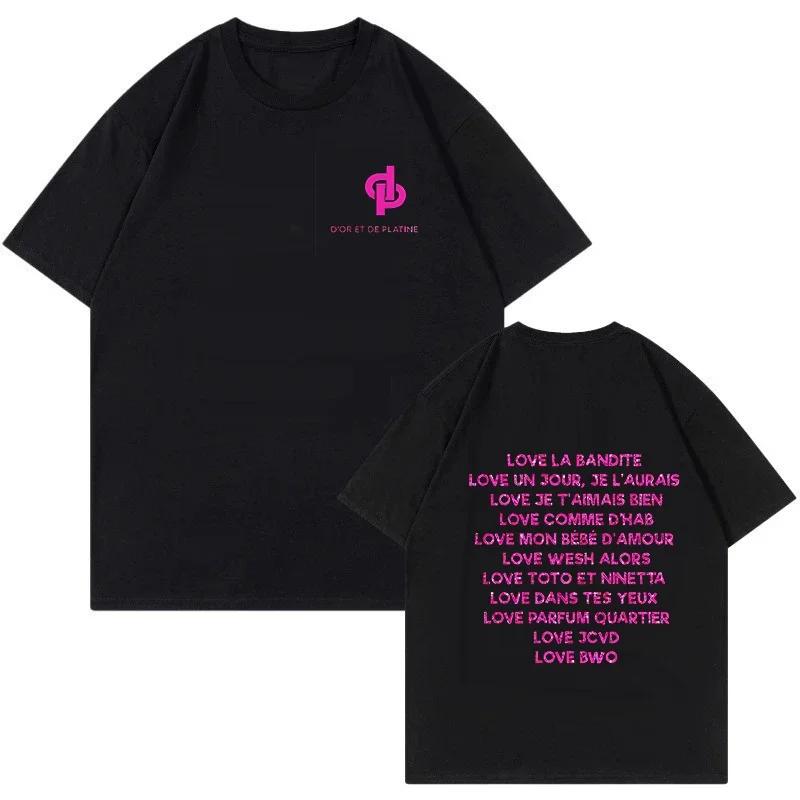 Rapper Jul Grafica Vintage Maglietta Unisex Moda Donna Hiphop T-shirt Divertente Estiva Manica Corta T-shirt Estetica Streetwear
