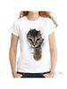 Neuheit Unisex Kleidung Rock Katze Grafik T-Shirts Süßes T-Shirt Unisex Y2k Lustige T-Shirts Damen Sommer 2024 Oberteile