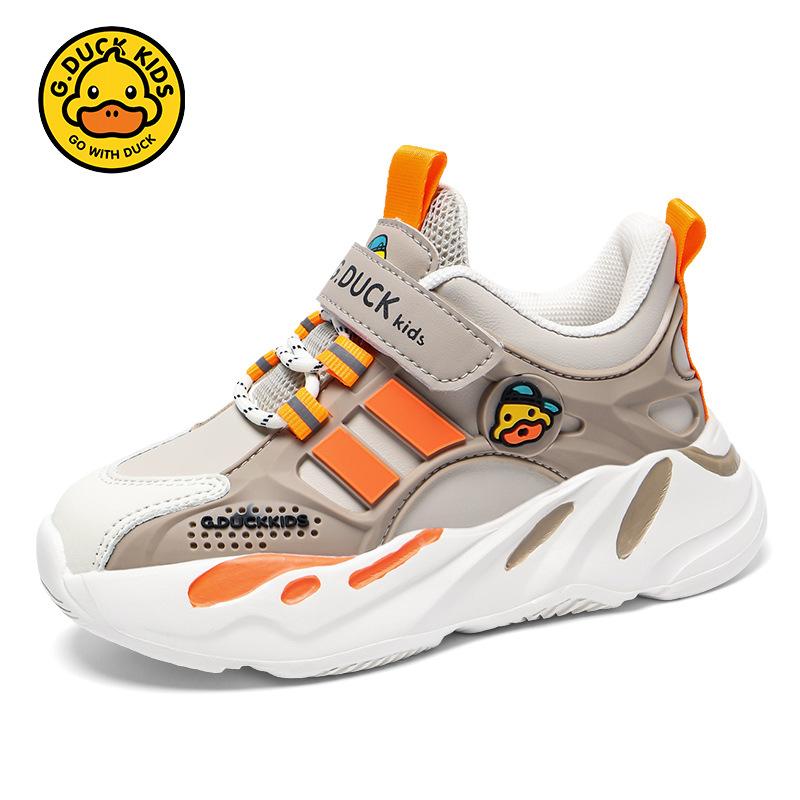 

Little yellow duck children s shoes boys sports shoes autumn and winter 2025 leather waterproof children s functional shoes baby casual shoes 25
