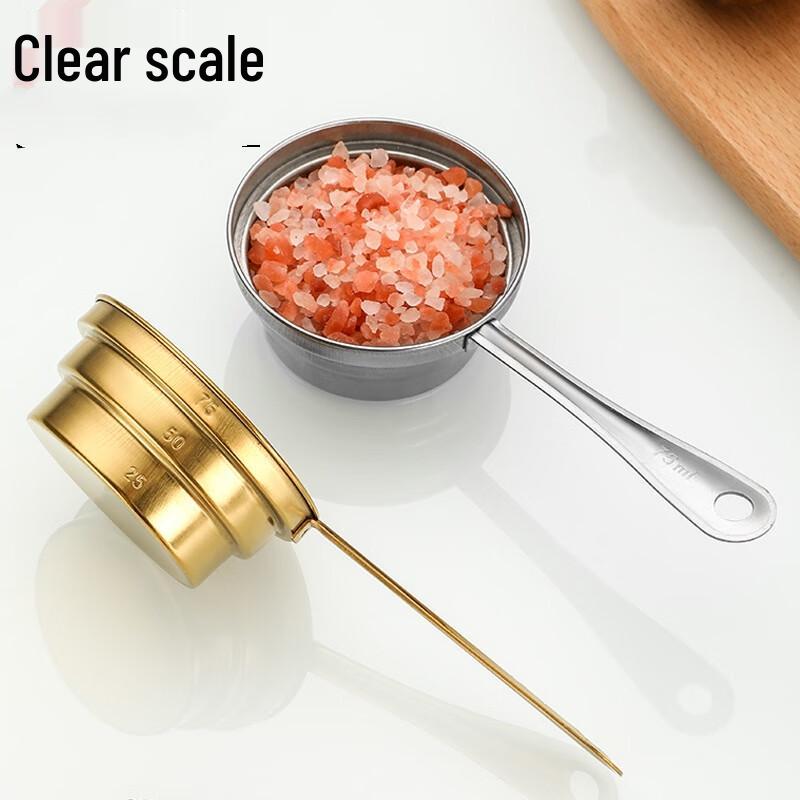 ZISIZ Rose Gold Measuring Spoons Set