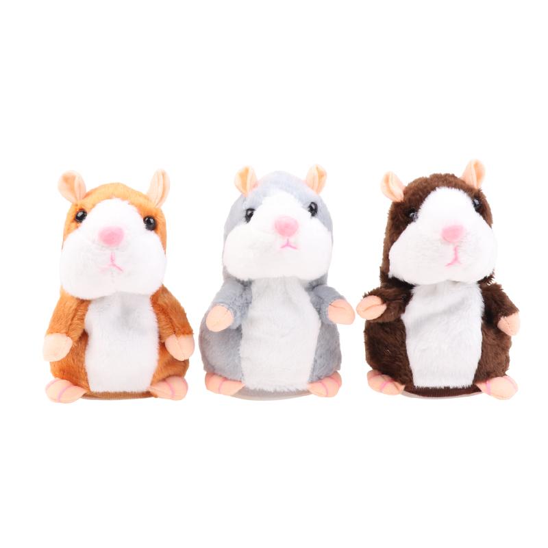 Sevimli Elektrikli Konuşan Hamster Peluş Oyuncak Konuşmayı Taklit Etmeyi Öğrenen Sallanan Peluş Bebek Oyuncakları Etkileşimli Peluş Hamster Oyuncakları Bebek Hediyeleri