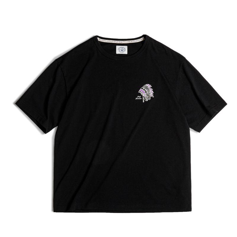 Madden Tee Retro Indian Half Sleeve Men Summer Workwear