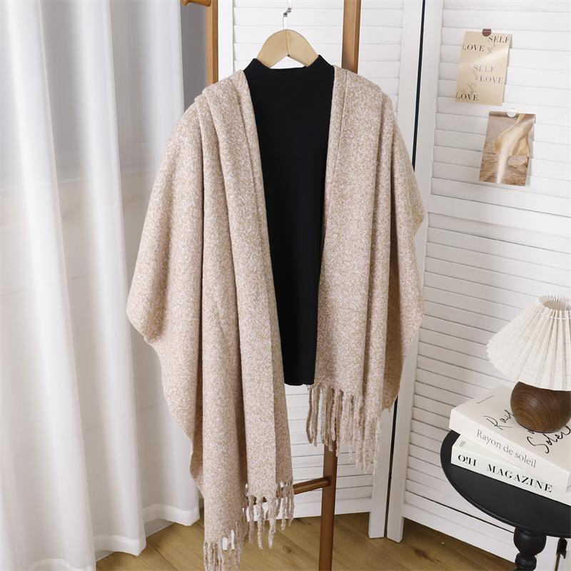 

Winter Warm Cashmere Scarf for Women Solid Print Pashmina Shawl Wrap Neckerchief Female Bufanda Echarpe Design Headband 65x185cm