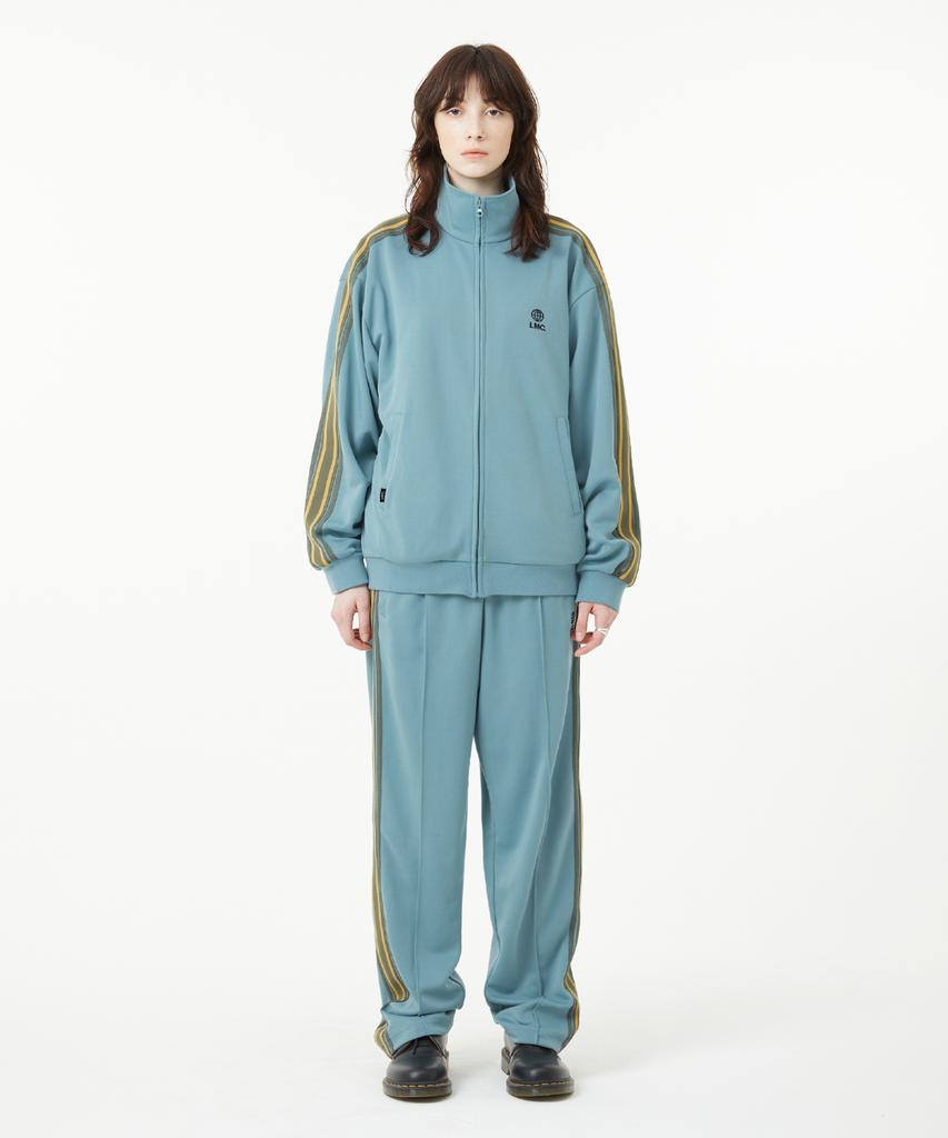 LMC Side Striped Jersey Track Pants Gray Mint
