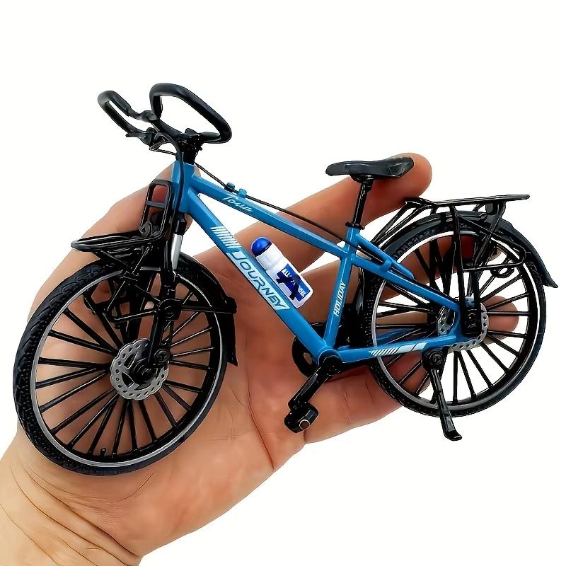 1:10er Maßstab Mini Tourenrad Modell Druckguss Fahrrad Mit Ständer Kuchenaufsatz Schreibtischdekoration Bastelarbeiten Geschenke Für Fahrradliebhaber black