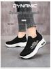 Women's Lightweight Platform Flyknit Sock Shoes: Breathable, Height-Boosting Casual Footwear for Spring