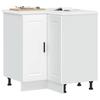 Vidaxl Corner Kitchen Base Cabinet Porto, White