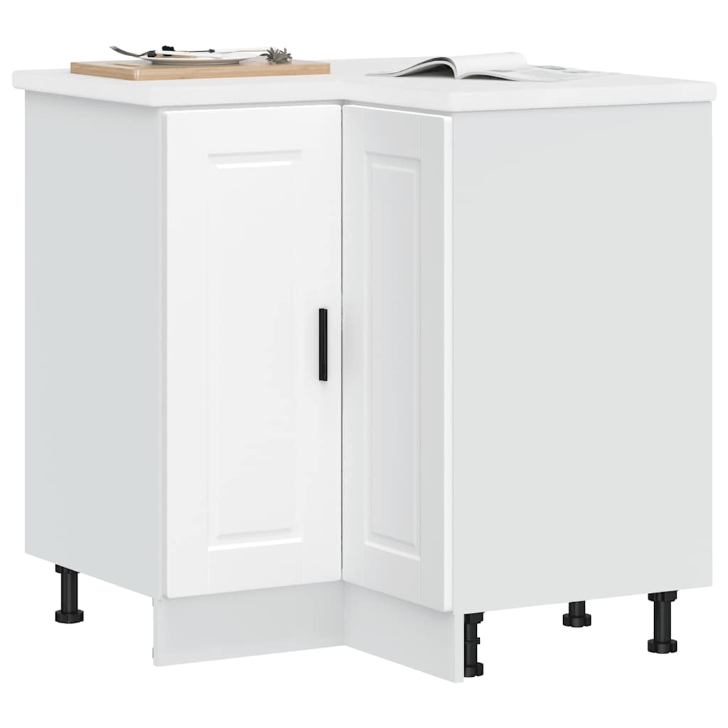 Vidaxl Corner Kitchen Base Cabinet Porto, White