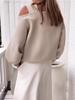2024 Women's Casual Off-the-Shoulder Loose Fleece Sweatshirt - Autumn Long-Sleeved