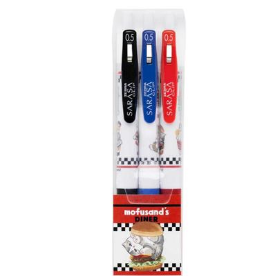 Mofusand Sarasa Clip 3er Set Diner Japan NEU