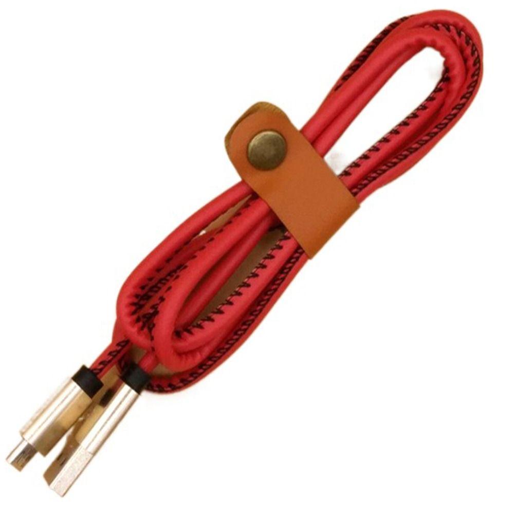10Pcs/Pack PU Leather Cord Organizer Wrap Cable Straps Cable Management  Charging Cable