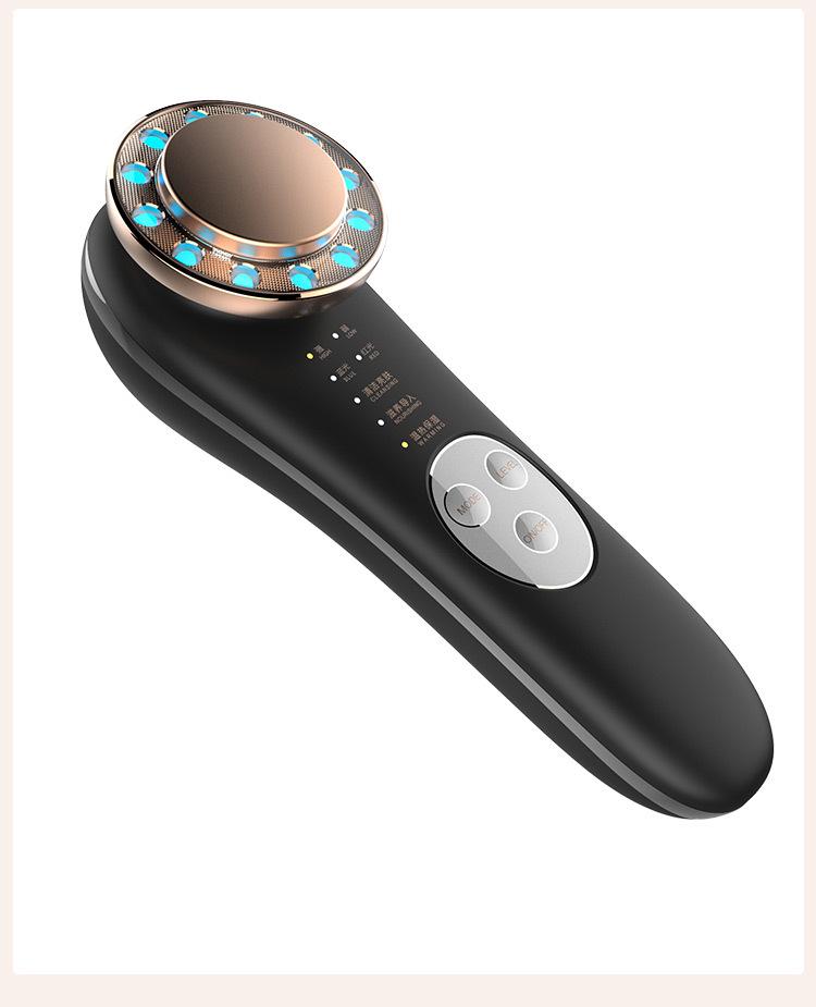 Photon Rejuvenation Facial Massager: Warm Light Cleansing & Lifting Instrument