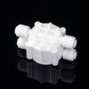 Fit 1/4" OD Tube Auto Shut Off 4 Way Valve Quick Fitting Connection Aquarium RO Water Filter Reverse Osmosis System