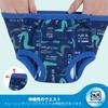 MooMoo Baby Cotton Training Highly Absorbent and Natural Toddler Toilet Training Baby for Girls and Pack of 4 Shark Skin 4 Pants, Breathable, 6-Layer