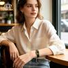 Fate Love Brand New Exquisite Square Dial Waterproof Women's Leather Strap Quartz Watch for Women 932