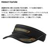 DAIWA Tournament Sun Free 08382621 Visor, Black, Size,