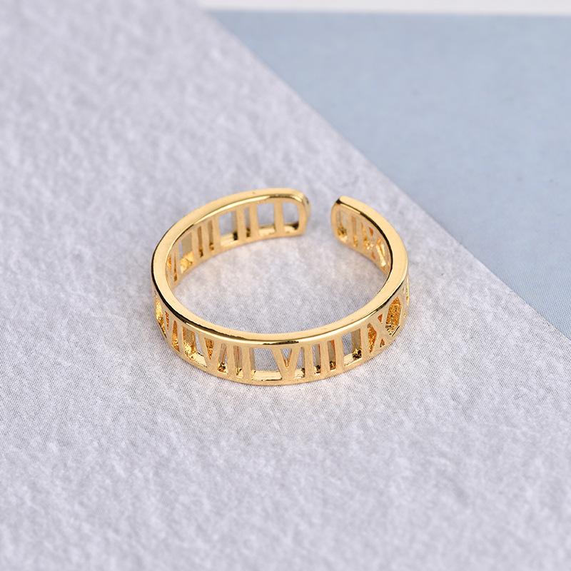 Fashion Personalized Index Finger Ring Niche Design Geometric Twist Open Ring Temperament Retro Couple Ring for Girlfriend Simple Geometric Ring