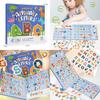 Wooden Animal Alphabet Recognition Cards Educational Toy For Learning Preschool