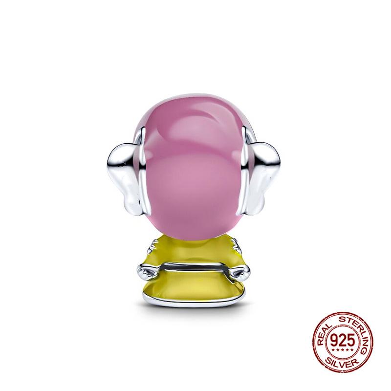 Original Charms Copper Number 7 Poker Chip Charms Beads Fits 3Mm Original Bracelet For Women Diy Fine Jewelry Gifts