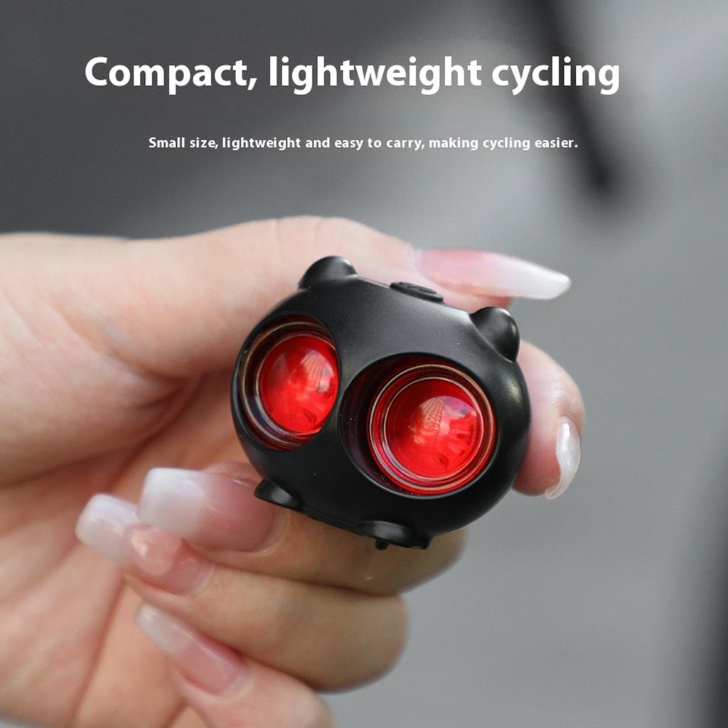 Waterproofs Bicycles Back Light Intelligent Bikes Tail Light Cycling Safety Brake Taillight Brake Sensing Bike Rear Light