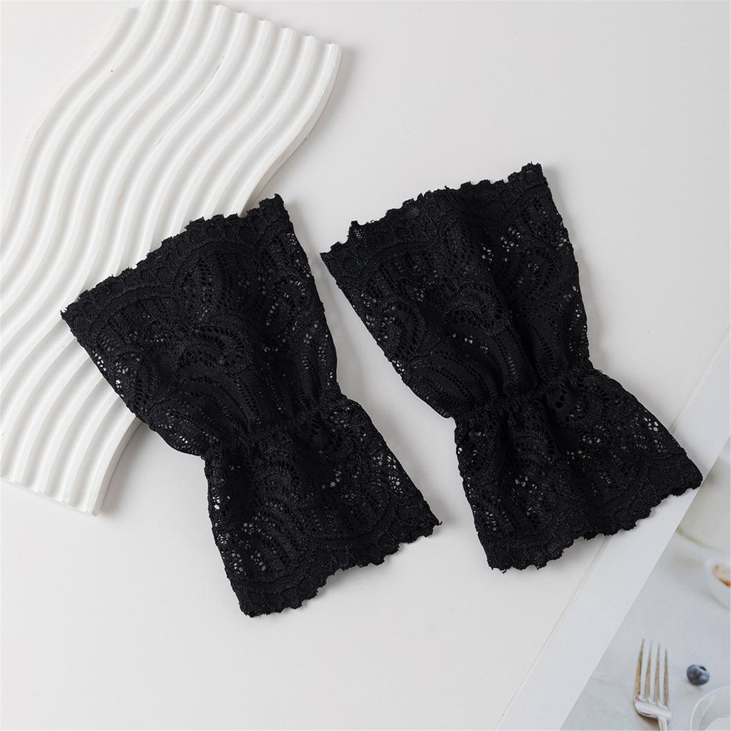 Zarte Hohlspitze Armstulpen Handhandschuhe Dekoration Weiche Bequeme Handgelenkstulpen Ärmel Für Lässige und Formelle Anlässe