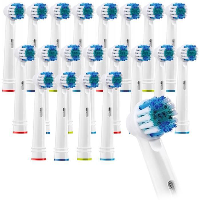 Brossettes de rechange - Oral B - Precision Clean - 20 pièces - Nettoyage quotidien efficace
