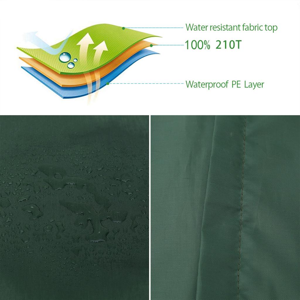 Aufbewahrungstaschen für Terrassenkissen im Freien Wasserdicht Extra Groß Abdeckung für Terrassenmöbel Kissenaufbewahrungstasche mit Griff und Reißverschluss Zuhause
