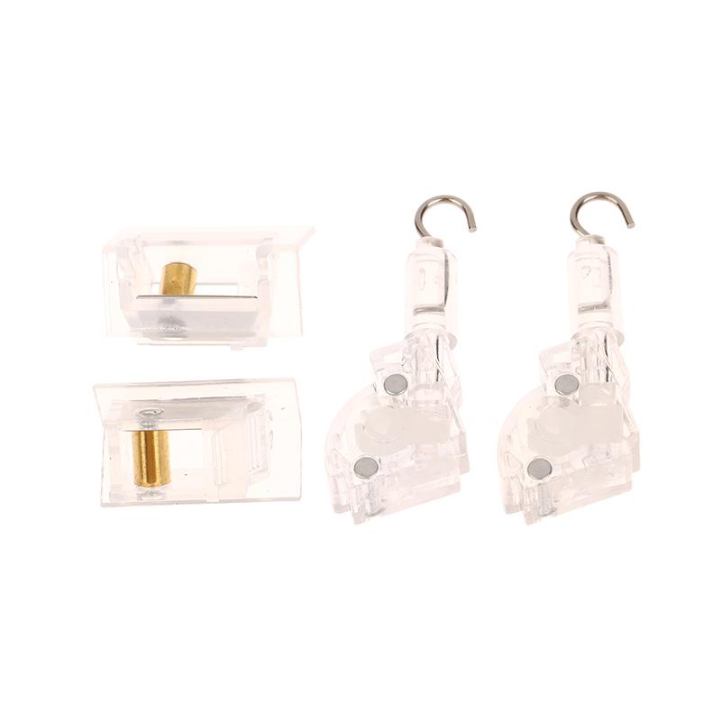 4 ks Zarážka šňůry a Naklápěcí mechanismus Příslušenství pro 25mm Benátské žaluzie Komponenty okenních žaluzií