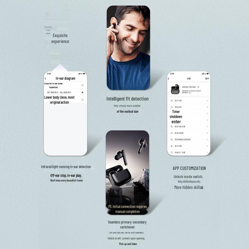 EDIFIER TWS NB3 True Wireless Noise-Cancelling Earbuds