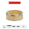 Stainless Steel Edged Bamboo Steamer