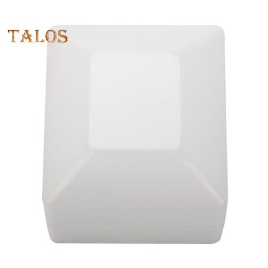 

Светящаяся шкатулка для колец со светодиодной подсветкой Компактная портативная мягкая подкладка для помолвочных колец Подарочная коробка для ювелирных изделий белый