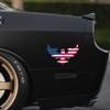Auto Fenster Patriotischer Aufkleber Amerikanischer Adler USA Flagge Auto Vinyl Dekor Aufkleber für Auto Stoßstange LKW Wohnmobil SUV Boot Tuning Dekoration