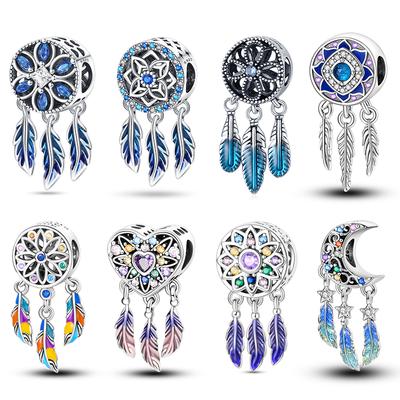New In Dreamcatcher Series Charms Bead Fit Bracelets Necklaces For Women Luxurious Dreamcatcher Pendant Beads DoItYourself Jewellery Gift