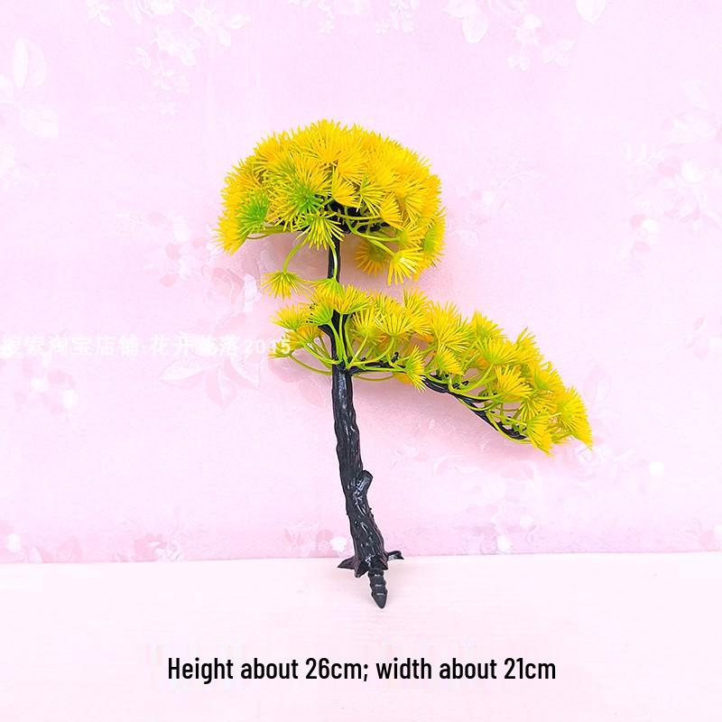 Artificial Pinus Thunbergii Tree Branch – Indoor/Outdoor Decorative Faux Greenery and Flower Arrangement.