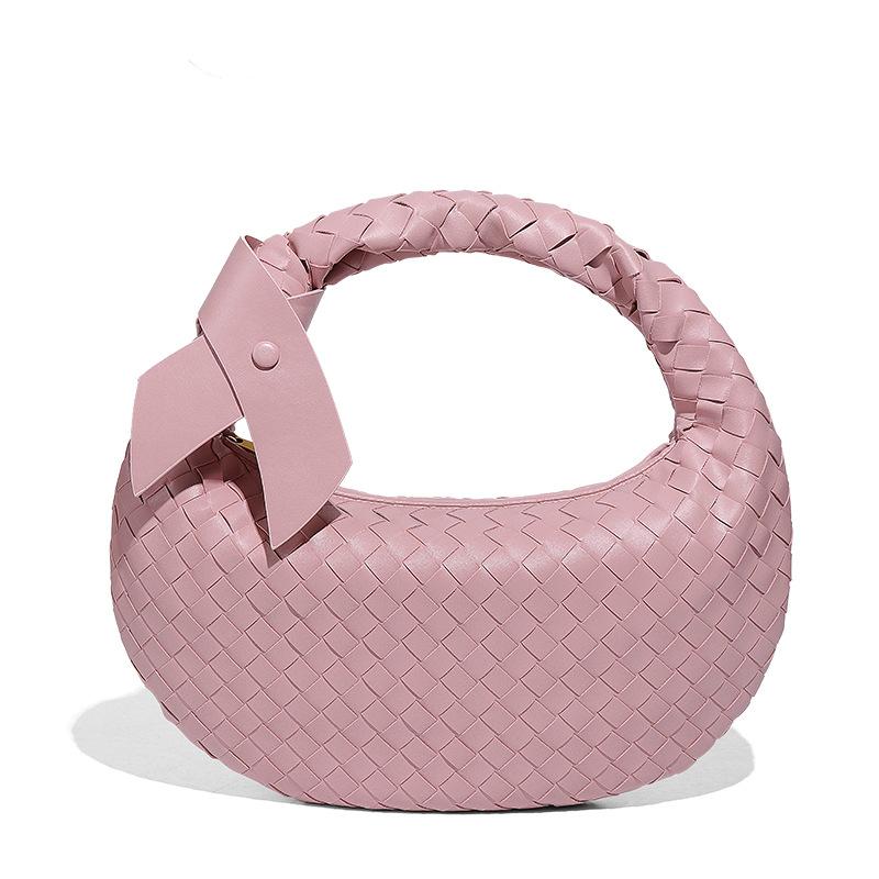 JMG Bags Trendy handgeweven tassen, modieuze en casual retro dumplingtassen, forenzentassen, draagbare damestassen, schoudertassen
