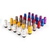 New Racing 20Pcs Set Composite Nut Anti Theft Alloy Aluminum Lock Wheel Lug Nut Bolt M12x1.5 M12x1.25