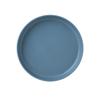 Eco-Friendly Bamboo Fiber Dinner Plate Durable, Lightweight, Dishwasher Safe, Ideal for Home & Outdoor Use, Blue