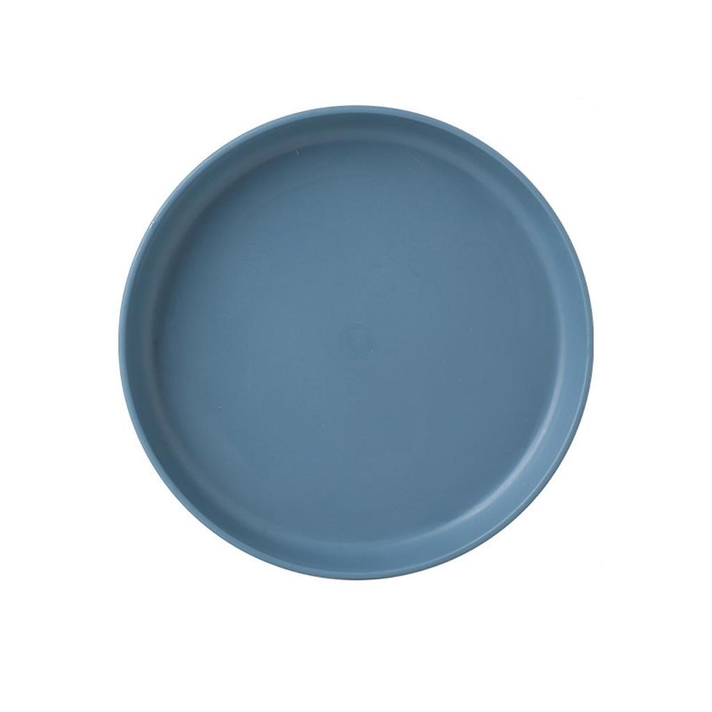 Eco-Friendly Bamboo Fiber Dinner Plate Durable, Lightweight, Dishwasher Safe, Ideal for Home & Outdoor Use, Blue