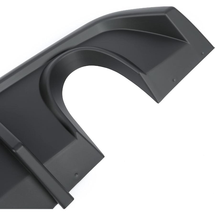 Rear Diffuser Compatible with 20122014 Dodge Charger SRT8 V2 Style Rear Bumper Diffuser Lip Splitter Valance Matte Black for En