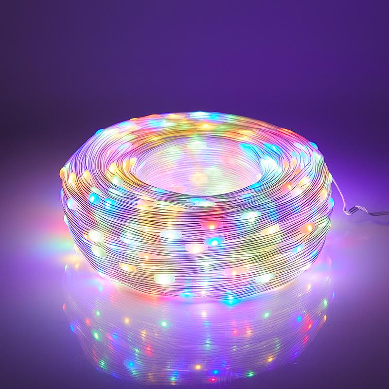 Venkovní vodotěsná solární řetězová světla pro dekoraci stromu a zahrady