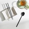 Duelle Modern Square Spoon Set (Black)