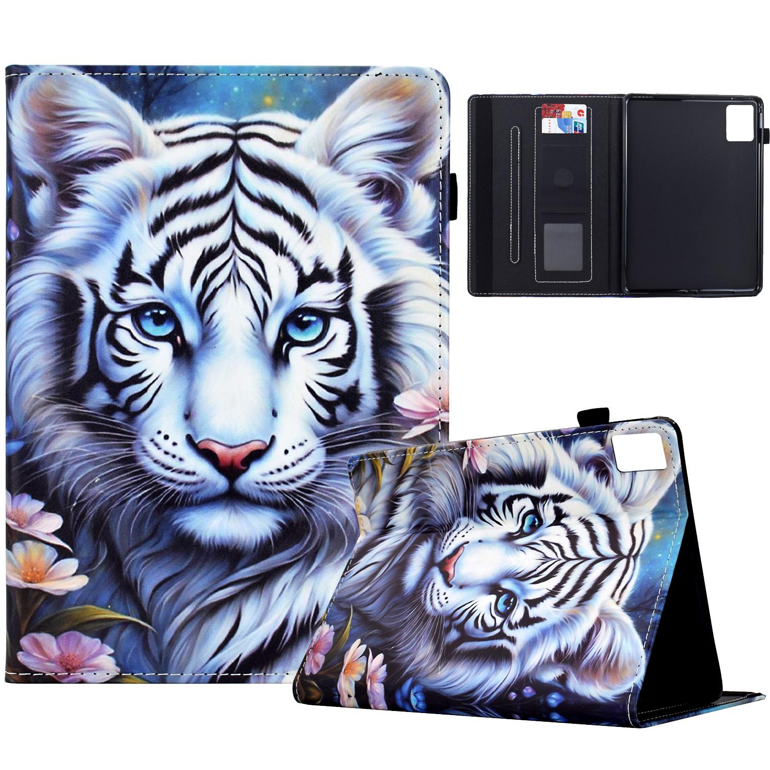 

For Lenovo Xiaoxin Pad 11 2025 Case Pattern Printing Leather Tablet Cover with Card Holder Q