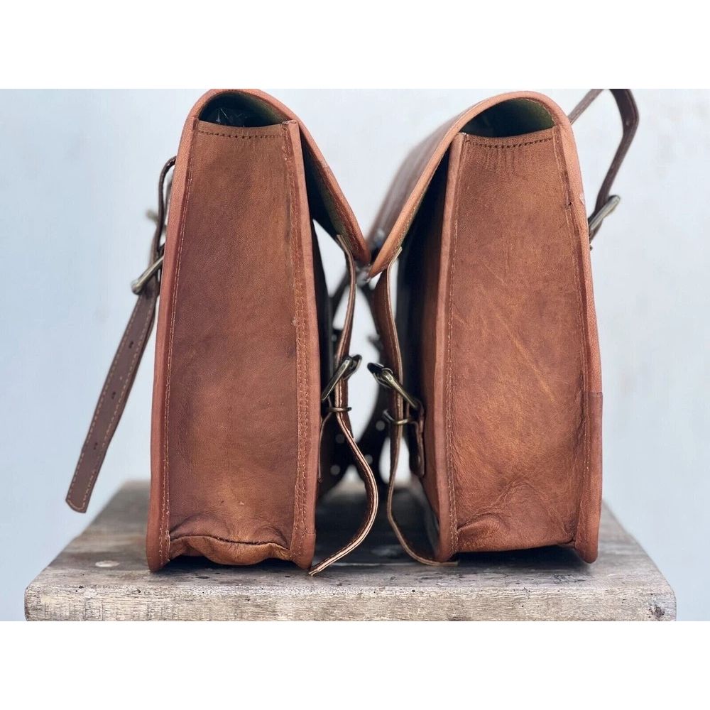 Sadelvesker Motorsykkel 2 Side Skinn Sideveske Sadelvesker 2 Vesker