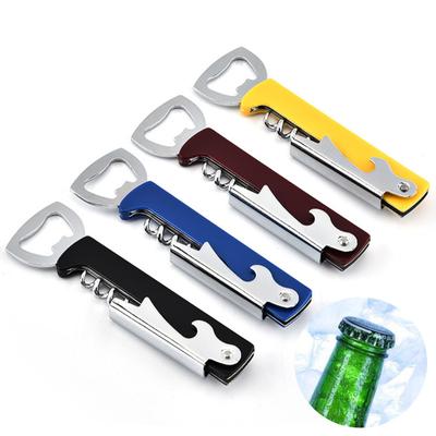 Apriscatole portatile per birra, apriscatole per vino, regalo per ristorante, utensile da cucina, regalo di compleanno, articoli per feste, apriscatole integrato, 1 pz.