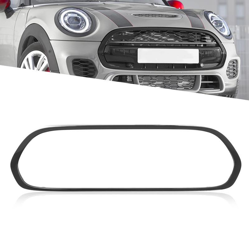 Glossy Black Front Grille Surround Cover Trim Ring Replacement for BMW Mini F56 F55 F57 51137449207